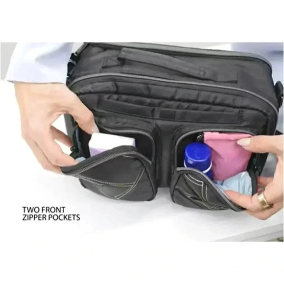 LUG Rider Crossbody / Shoulder Bag / Top Handle Bag - Black - Picture 10 of 16